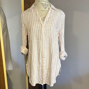 Candie’s Metallic Striped Top